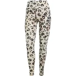 ADIDAS Damen Tight Optime Essentials Full Length Print, Größe XS in Silber Silber