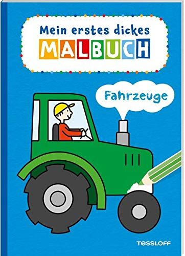 Mein erstes dickes Malbuch. Fahrzeuge: Erster Malspaß ab 3 Jahren (Malbücher und -blöcke) - Preis vom 09.10.2026 07:28:09 h