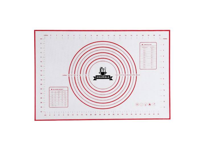Krumble Siliconen bakmat met meeteenheden - 40 x 60 cm
