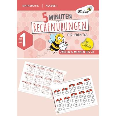 5 Minuten Rechenübungen für jeden Tag, Geheftet von , Lernbiene, 978-3-7468-1312-7