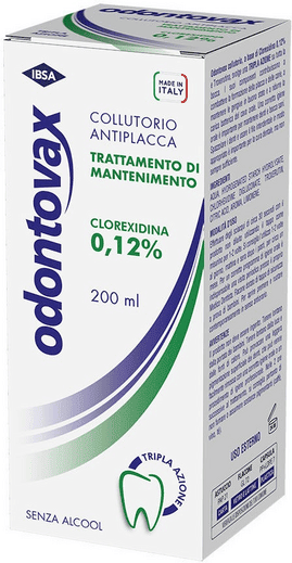 Odontovax Collutorio Clorexidina 0,12% Antiplacca 200 ml