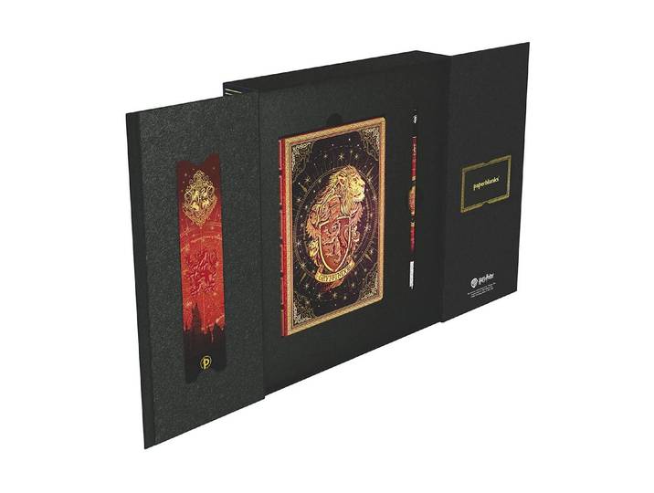 Notizbuch Geschenkset Harry Potter- Slytherin , braun (rot), Notizbücher, Notizbuch