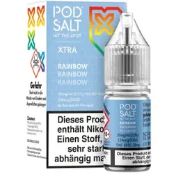 Rainbow NicSalt Liquid by Pod Salt Xtra 10ml / 20mg