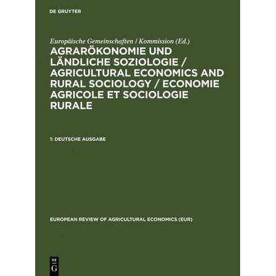 Deutsche Ausgabe, Gebundene Ausgabe von Europäische Gemeinschaften / Kommission, De Gruyter, 978-3-598-10098-7