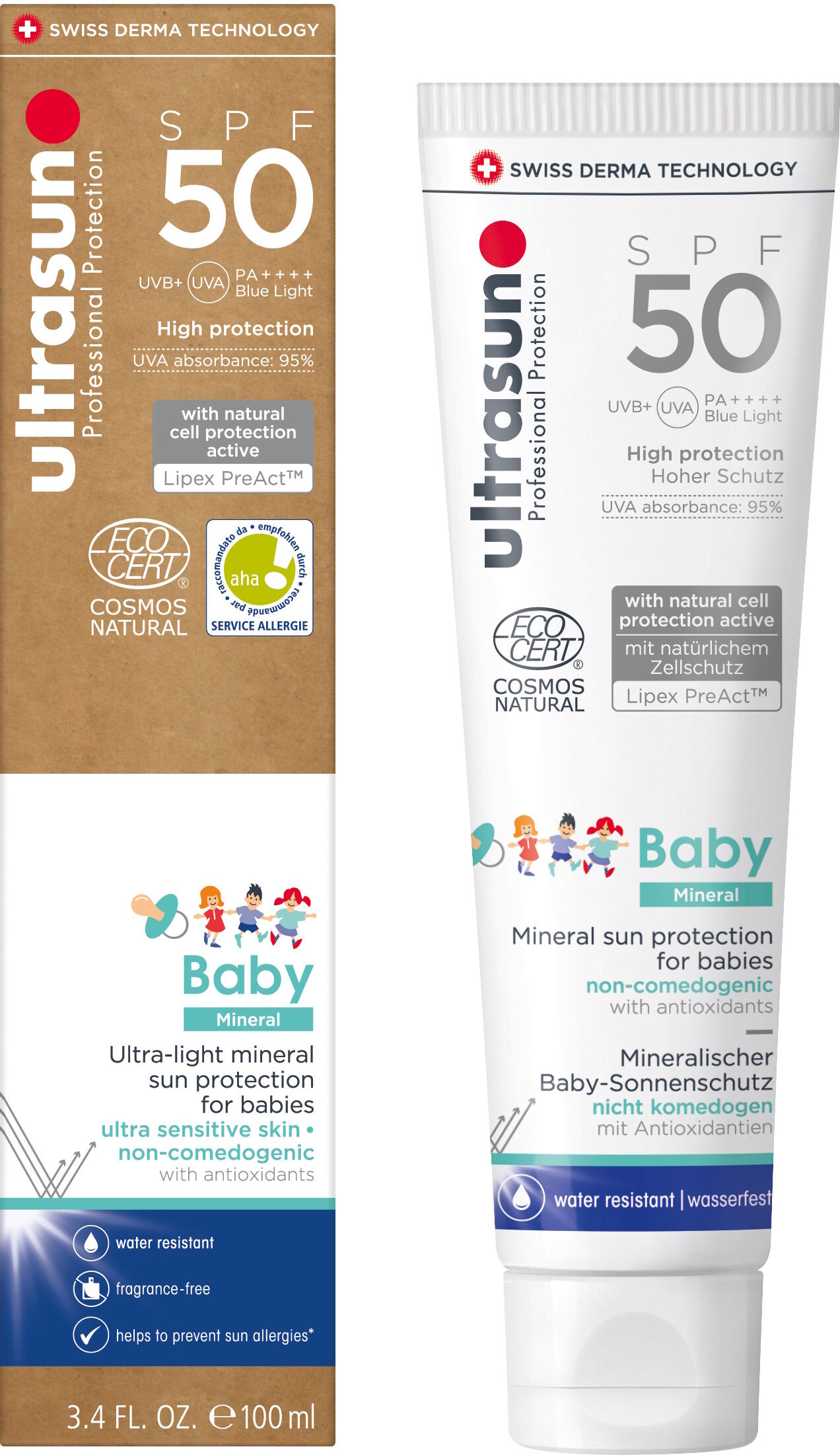 Ultrasun Baby Mineral SPF 50 100ml