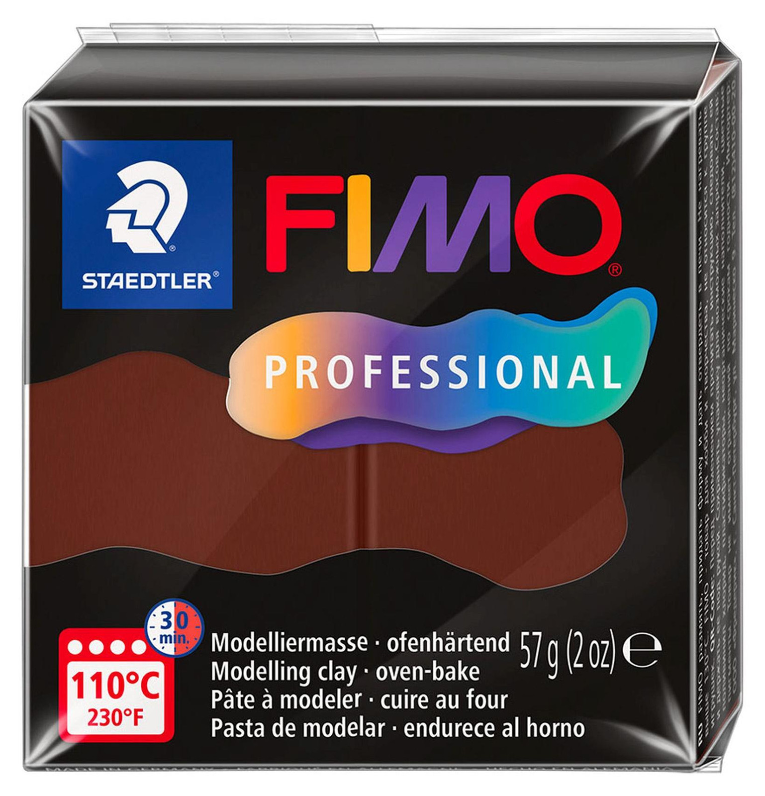 Staedtler Fimo Professional Modelbouwmassa, 57g, chocoladebruin
