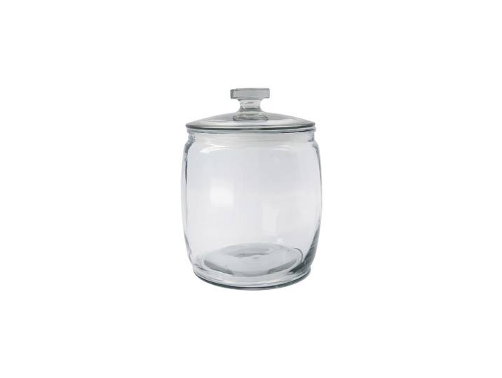 Bocal de conservation 7,5 L en verre transparent Ville