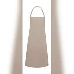 Basic Bib Apron Pinafore: One Size / Sand