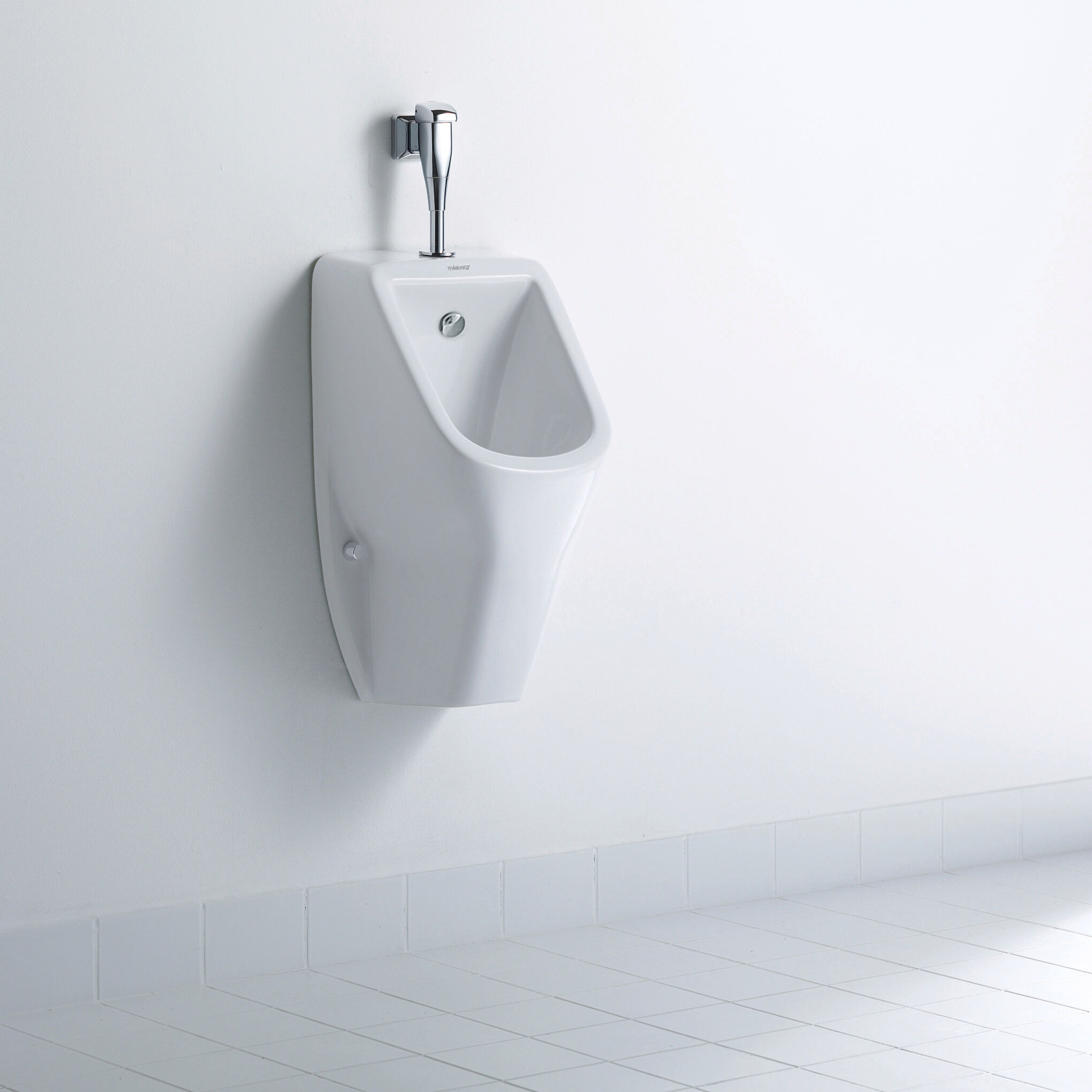 Urinoir Duravit D-Code 0828300007 avec buse de chasse, avec mouche, blanc brillant