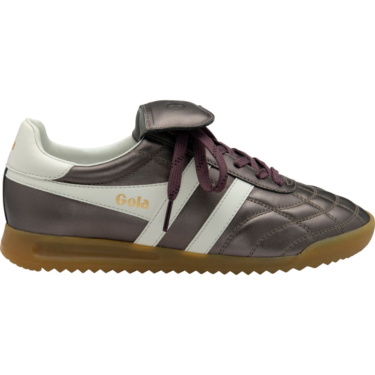 Gola Stadium '86 Sneaker Women pewter/off white (JW) 7 CLB575-JW-7-pewteroffwhite