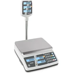 Kern, Feinwaage, Preisrechnende Waage Max 6 kg 15 kg e=0,002 kg 0,005 kg d=0,002...