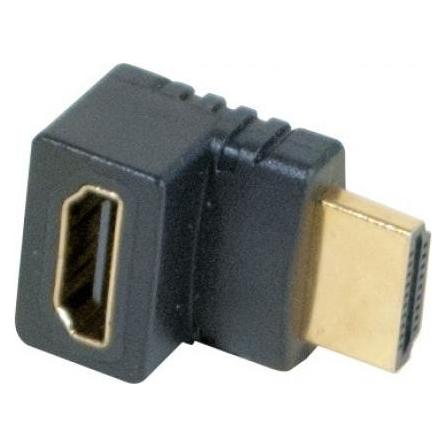 Générique HDMI male/ female adapter angled 90° gold Model B (HDMI, HDMI) (EXC128301)