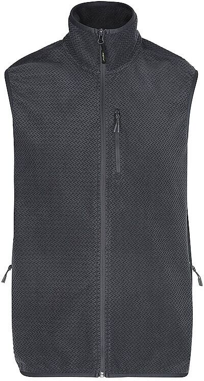 MERU Herren Fleeceweste Ajaccio Jacquard grau   XXL M