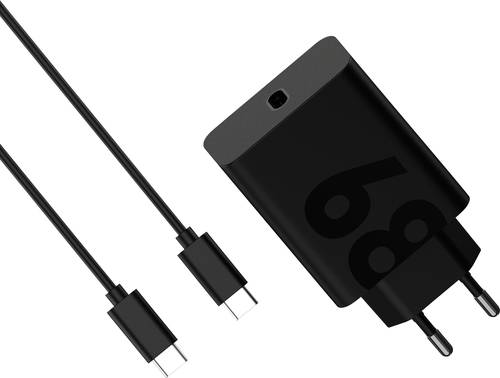 Motorola USB Ladegerät 68 W 1x USB-C USB PD 3.0, USB PD Schwarz GaN, Schnellladegerät