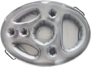 Shop Station Inflatable Serving Bar Pool Party Cooler Floating Food & Ice Buffet Tray a