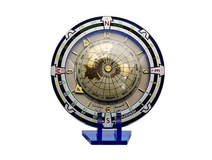 Horloges de table Earth Table Clocks, mouvement silencieux, horloge de bureau, horloge de chevet, décoration intérieure, horloge de bureau, ornement de salon