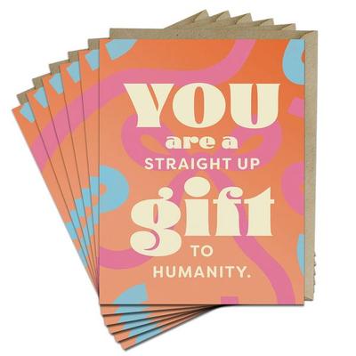 6-Pack Em & Friends Straight-up Gift Greeting Cards, Taschenbuch von Em & Friends, Knock Knock, 978-1-64246-566-2