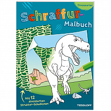 Tessloff Verlag Schraffur-Malbuch - Dinosaurier 304619