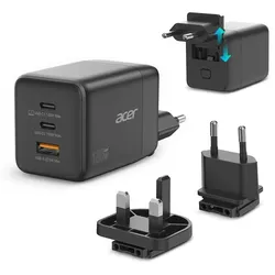 Acer 100W GaN Ladegerät mit abnehmbaren EU/UK-Steckern