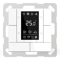 GVS Multifunktions-LCD-Panel (KNX-Secure), parametrierbar als Bedienpanel
