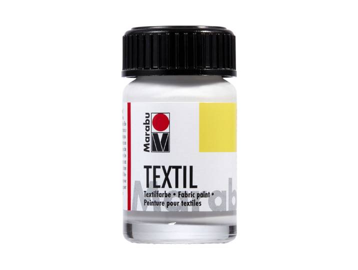 Marabu Textilfarbe Weiss 15 ml