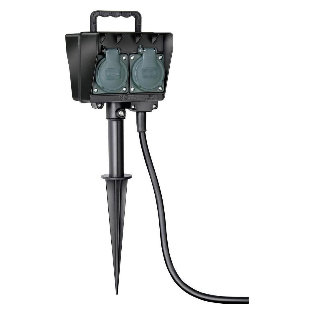 Brennenstuhl Gartensteckdosen mit Erdspiess 4x230V (1154444)