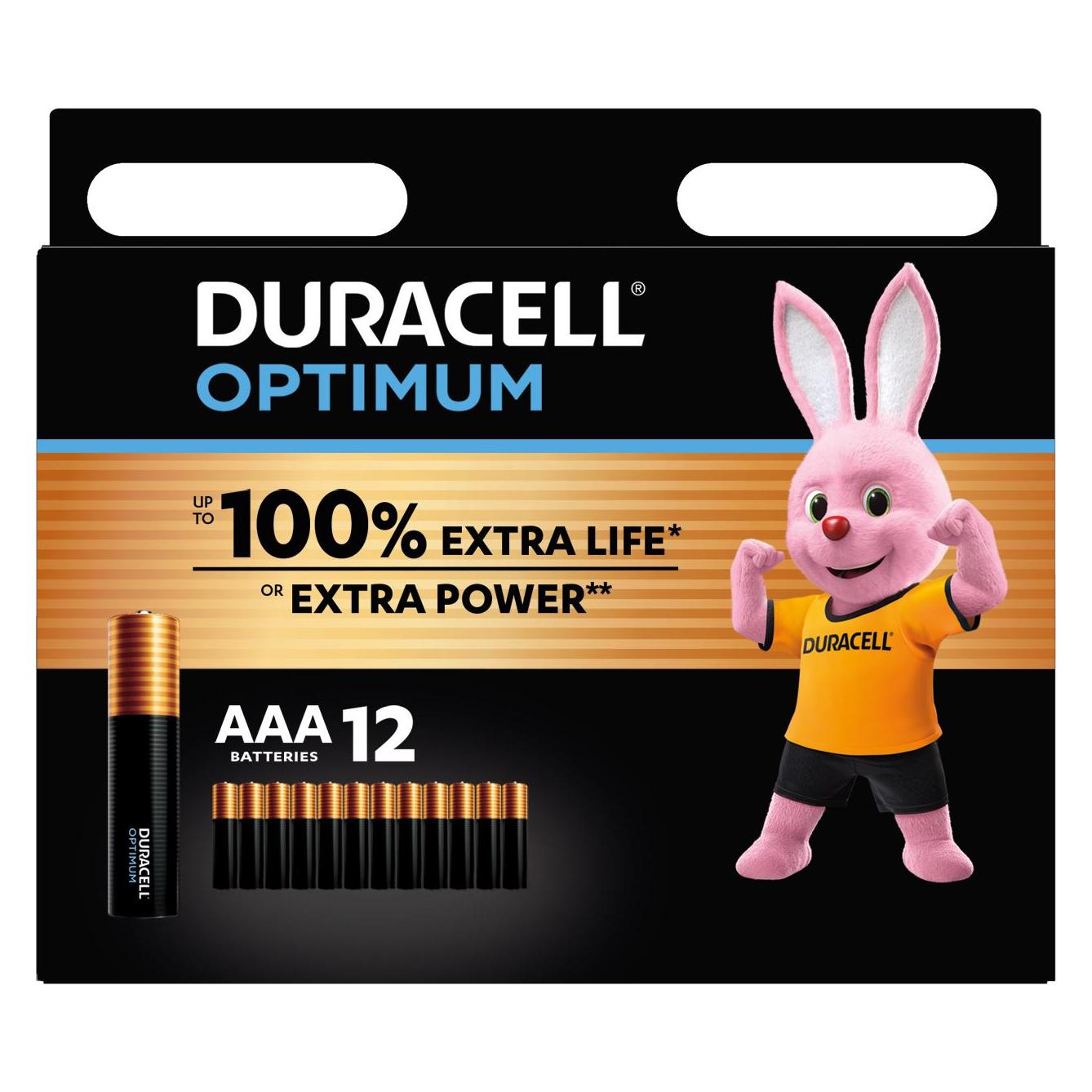 Duracell Optimum (12 Stk., AAA) (LR03)