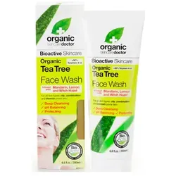 Dr Organic Tea Tree Face Wash 200ml