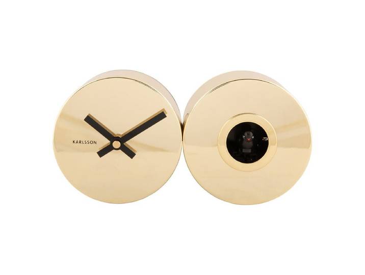 Moderne Uhr Auron - Stehend - aus Eisen gefertigt - Gold - Luxusbetten24