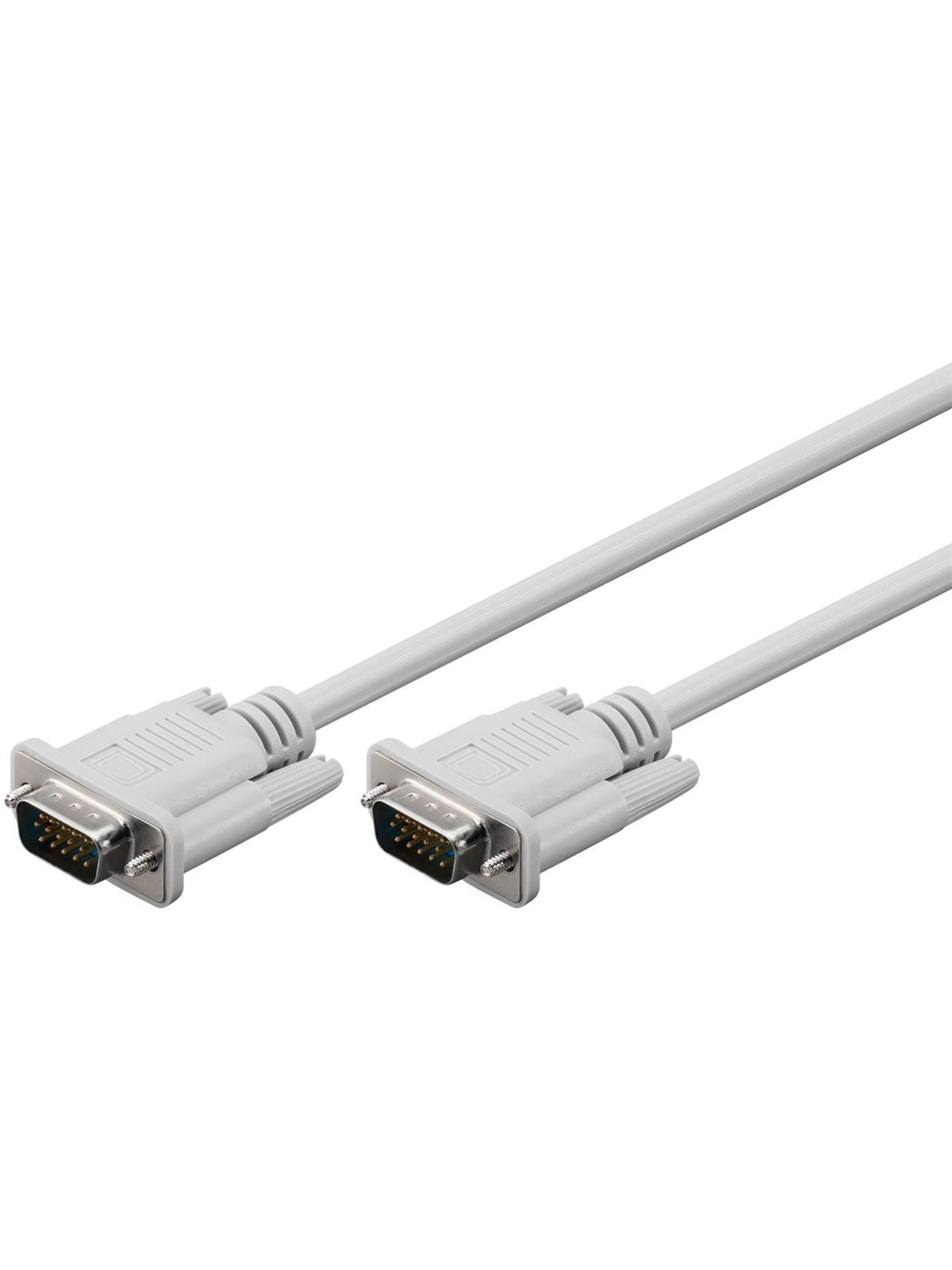 Pro VGA (15pin) - Display Kabel - 2m - Weiß