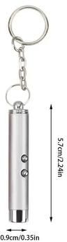Uplift Essentials Interactive Laser Pointer For Cat Enrichment silver