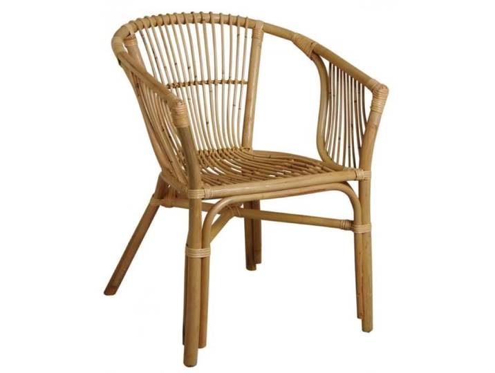 Fauteuil en rotin naturel - INCONNU - Modèle inconnu - Dimensions 59x58x75 cm - Pour adulte - Style naturel
