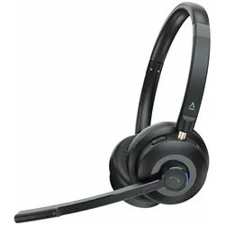 Creative On-Ear-Headset Chat Wireless (Kabelgebunden, Kabellos, USB-C), Office Headset, Schwarz
