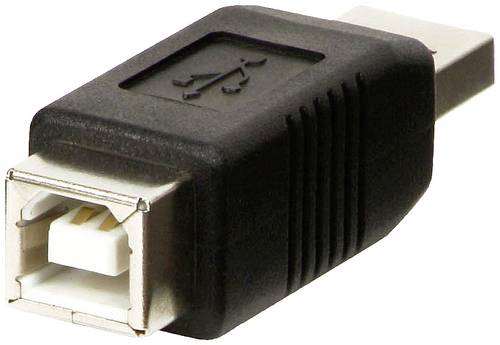 LINDY USB 2.0 Adapter [1x USB 2.0 Stecker A - 1x USB 2.0 Buchse B]