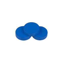 Halmakegel.com Scheibe - Europa - 28x7mm - blau 256518