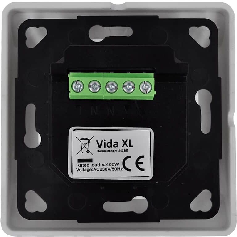 vidaXL Régulateur pour moteur rotatif avec minuterie programmable