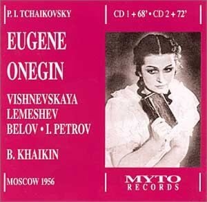 Vishnevskaya - Tchaikovsky: Eugene Onegin - Preis vom 13.10.2026 19:28:25 h