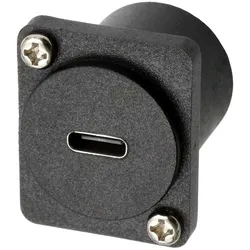 2x Exsys D-Typ Adapter USB-C BU-ST (USB-C), USB Adapter, Schwarz