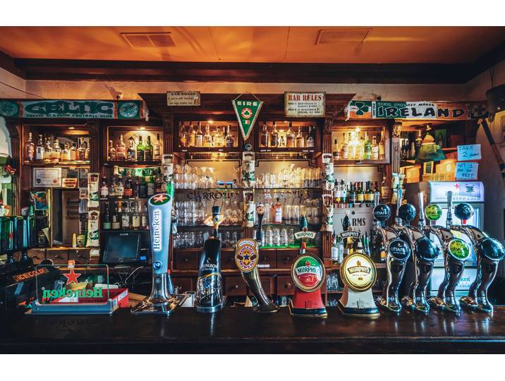 Papermoon BAR-VINTAGE RETRO BISTRO PUB ALKOHOL FLASCHEN DESIGN