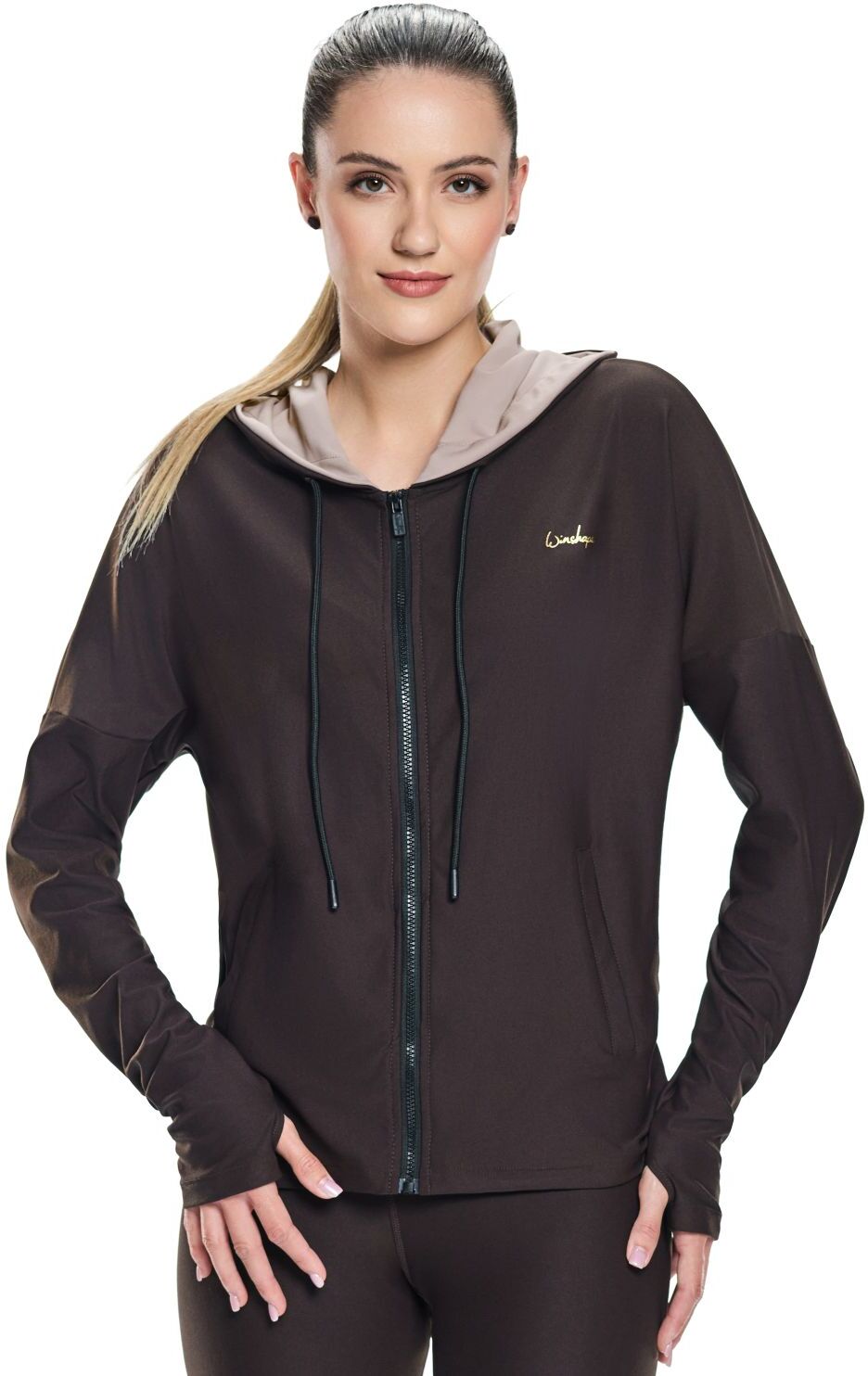 Winshape "Functional Comfort Jacket J008C" mit Ton-in-Ton-Farbakzent