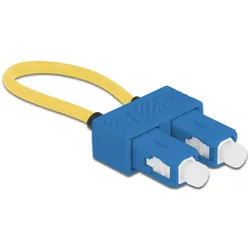 Delock LWL Loopback Adapter SC / UPC Singlemode blau