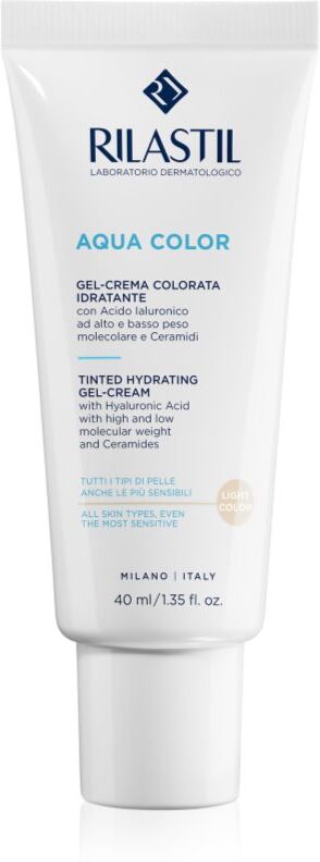 Rilastil Aqua Color tinted gel-cream with moisturising effect shade Light 40 ml