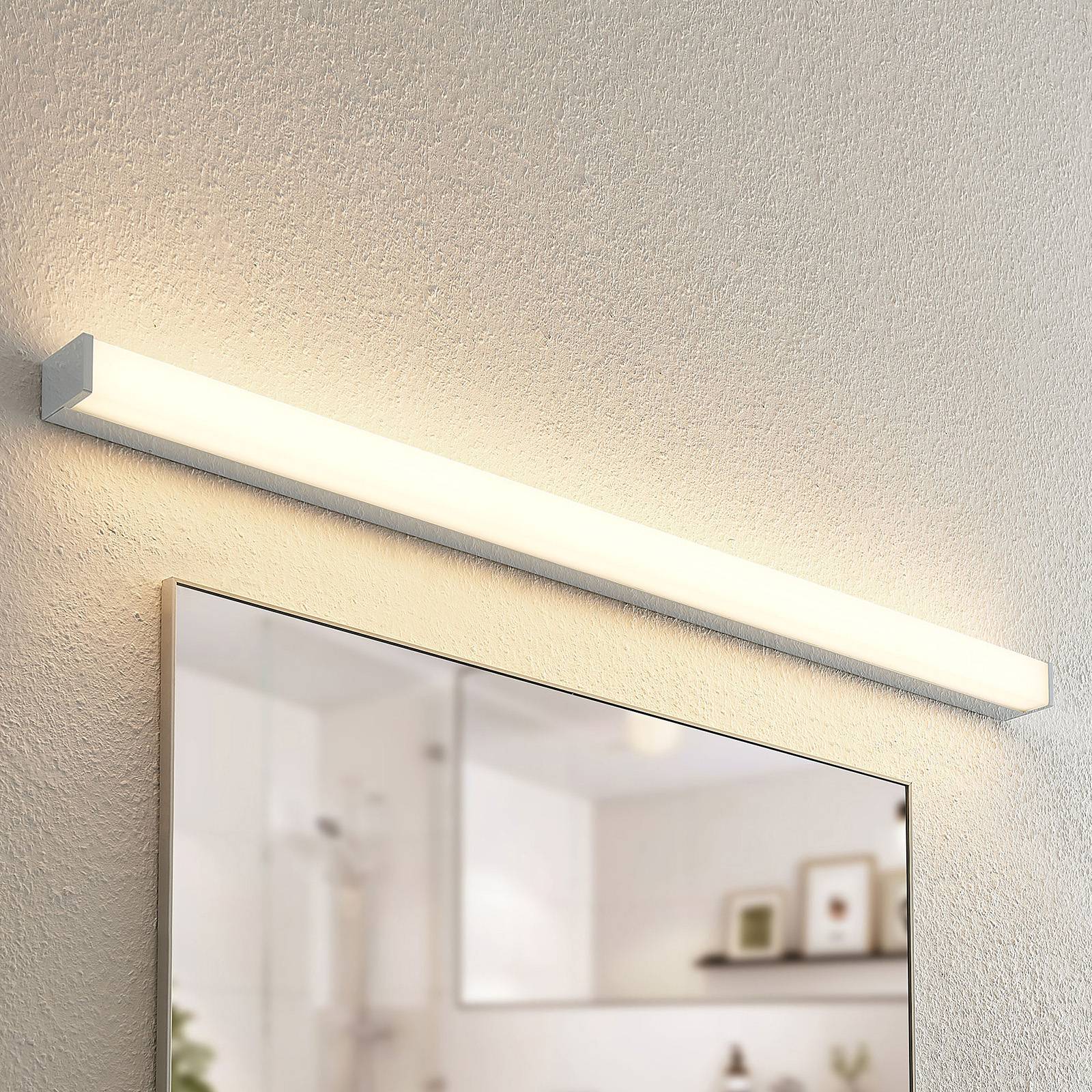 Wall Light Klea Lindby, Chrome / silver, Bathroom, Aluminium, Modern, Wall Light