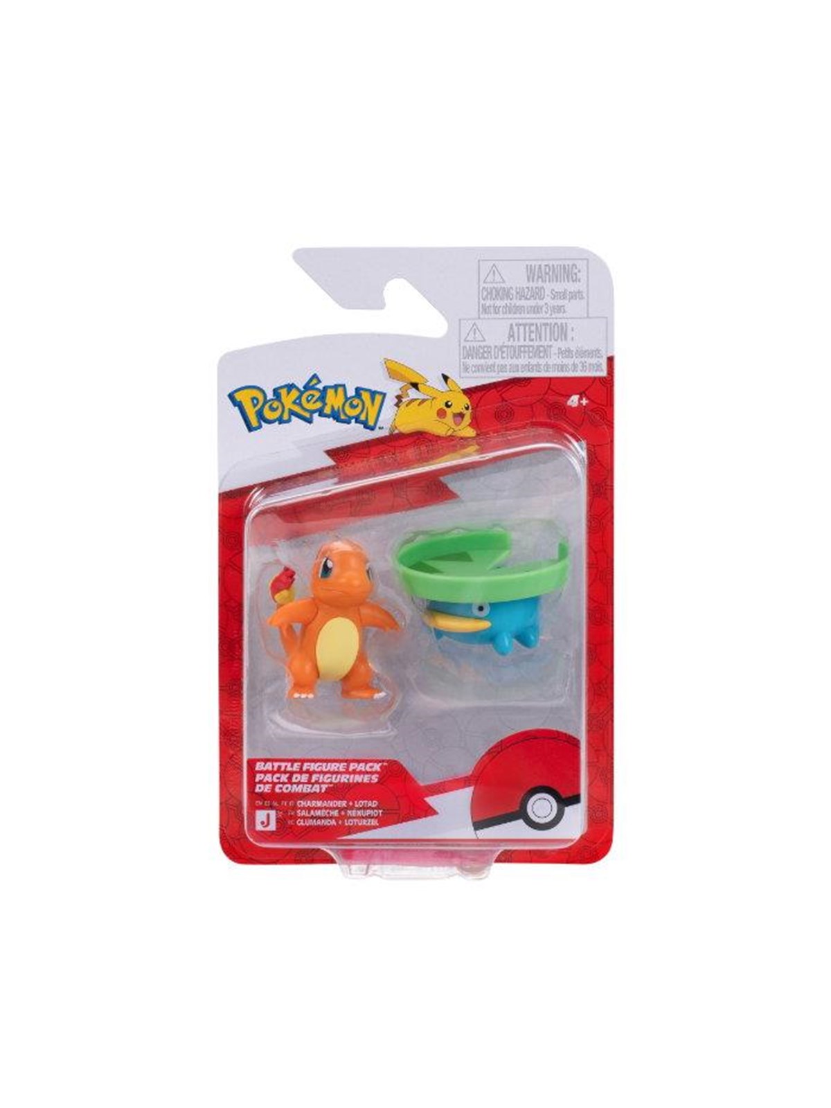 Pokemon Battle Figure Pack: Charmander & Lotad