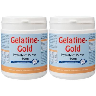 Gelatine Gold Hydrolysat Pulver 2x 2x300 g