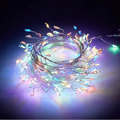 Inspire Essentials GlowCascade USB Firecracker Fairy String Lights 6m 200led multicolor