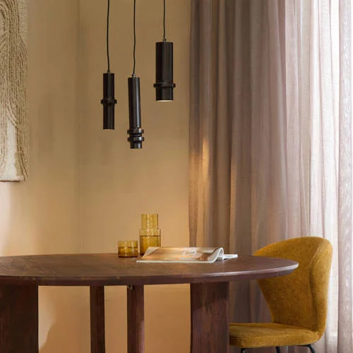 Studio LIVIT hanglamp Janne bruin 3-lichts