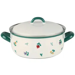 Riess Kasserolle m.Deckel 18cm,1.5L, Pfanne + Kochtopf, Mehrfarbig