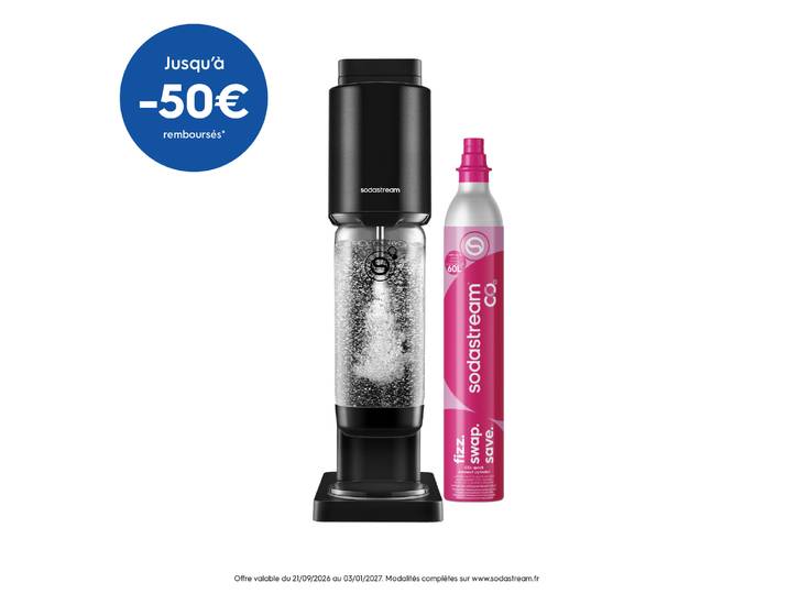 Machine à gazéifier Fresh Noire SODASTREAM