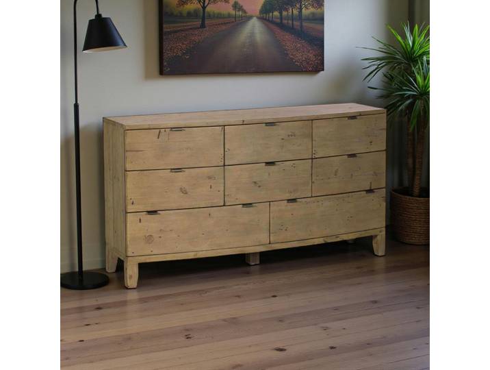 Commode 8 tiroirs en bois recyclé BELFAST